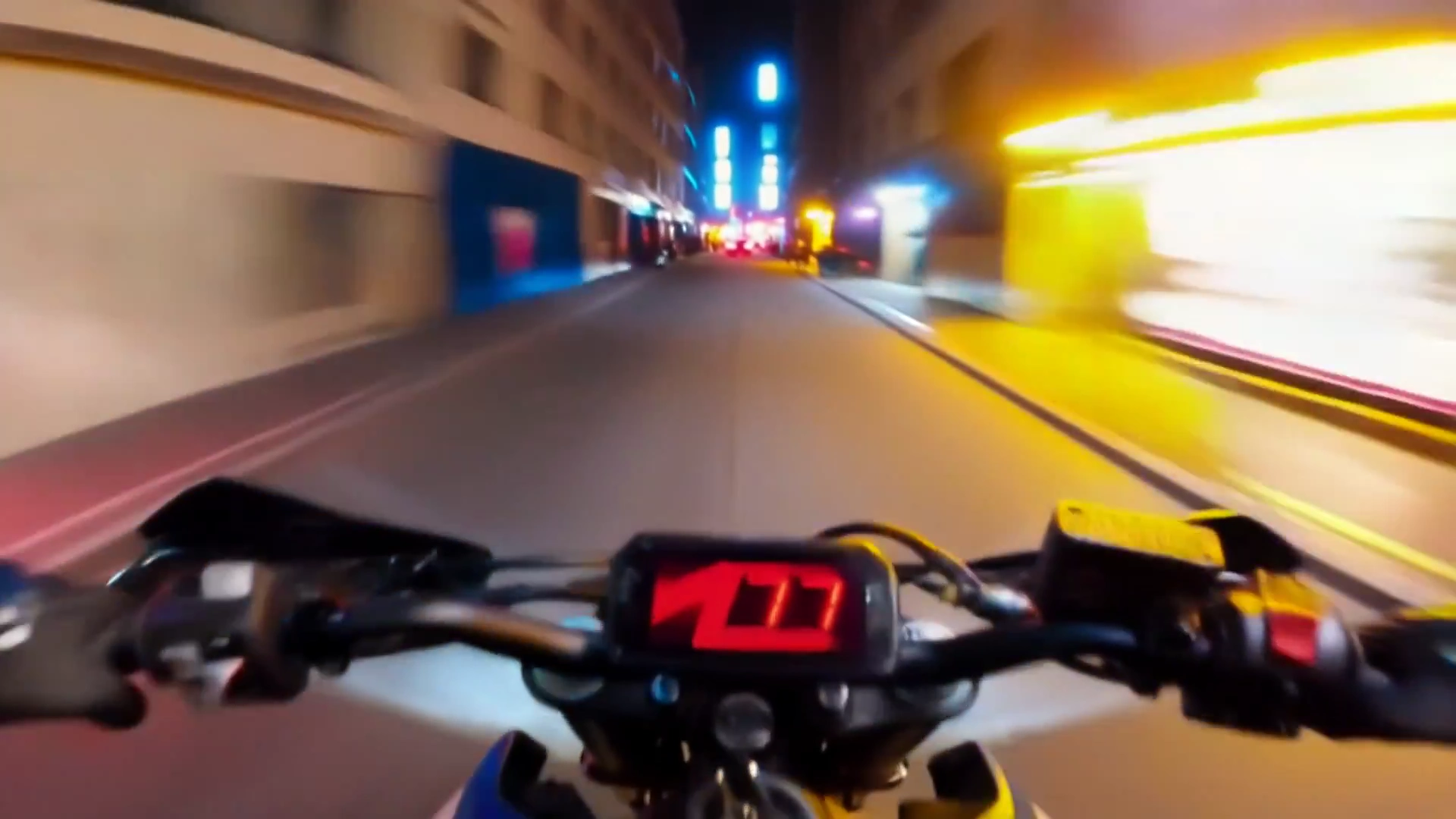 Nighttime Superspeed: A Superbike POV Adventure