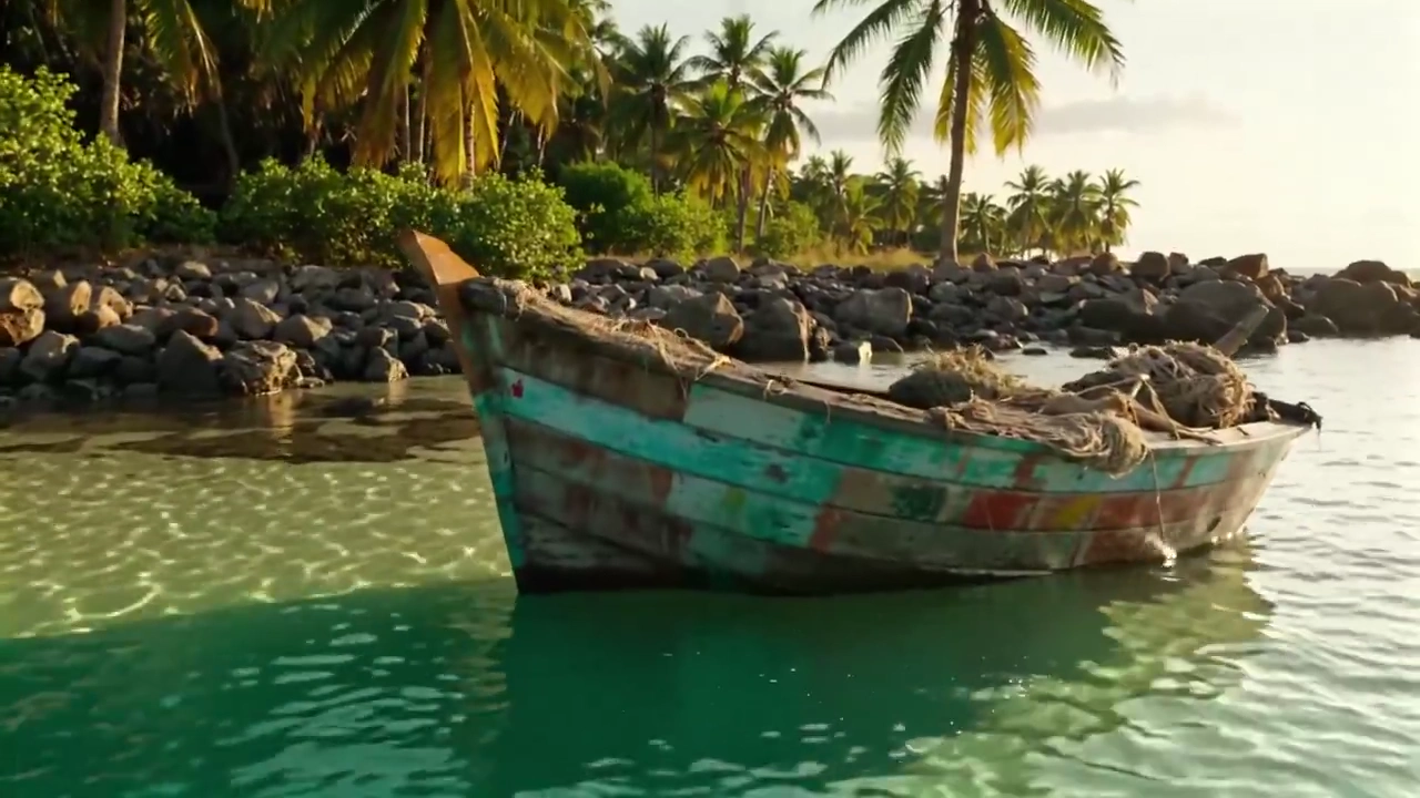 Nostalgic Solitude: A Fishing Boat's Silent Story