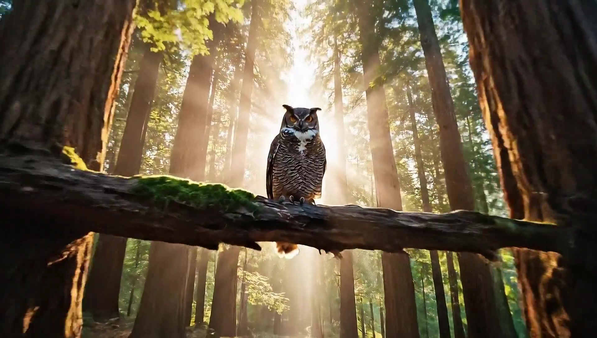 Owl in the Emerald Canopy: A Forest's Whisper