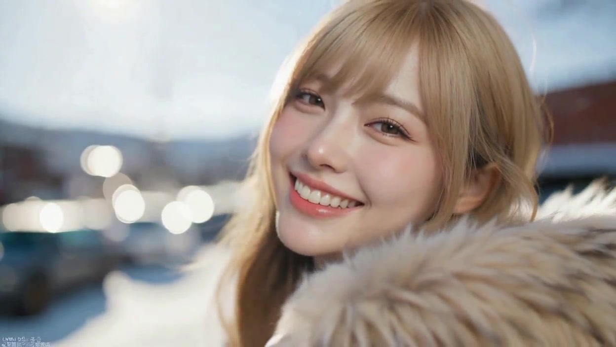 Radiant Joy: A Cinematic Portrait of Nature and Charm