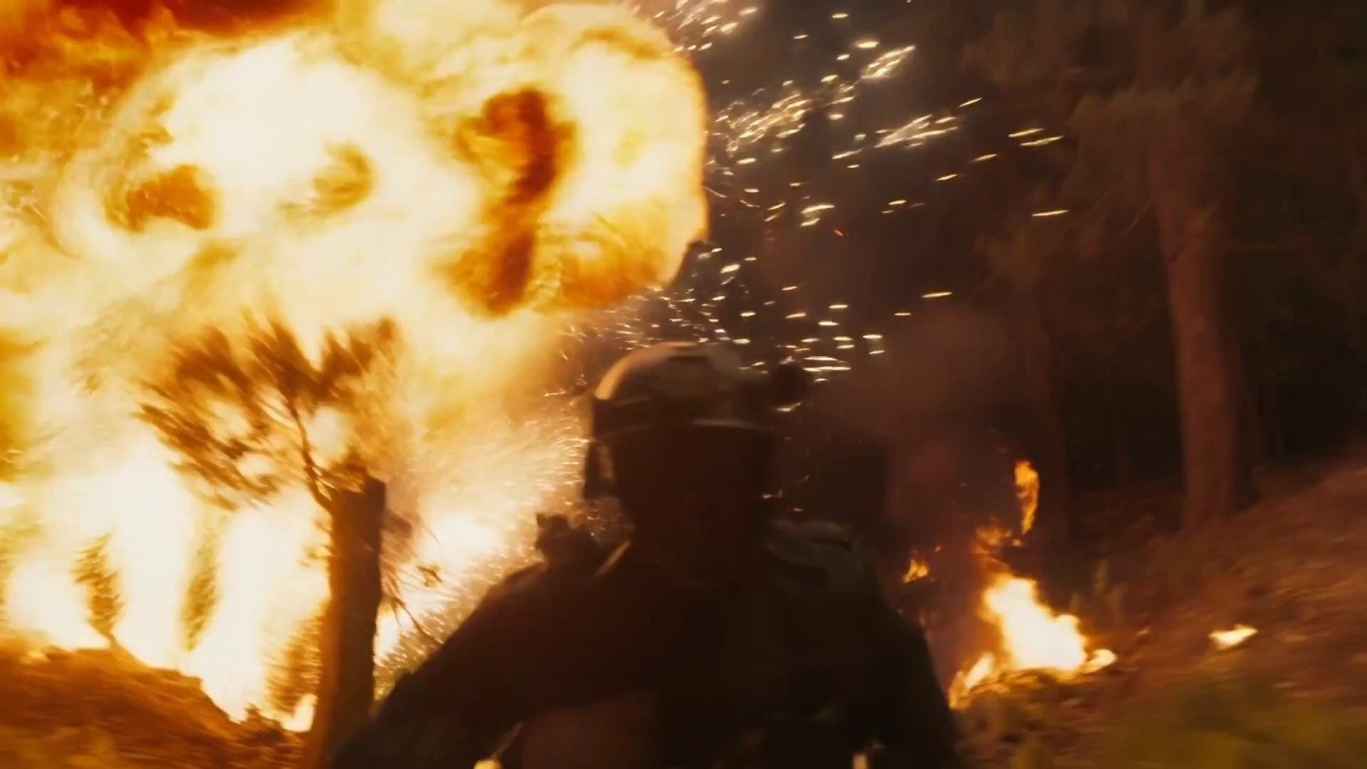 Raging Inferno: A Ranger's Escape Through Flames