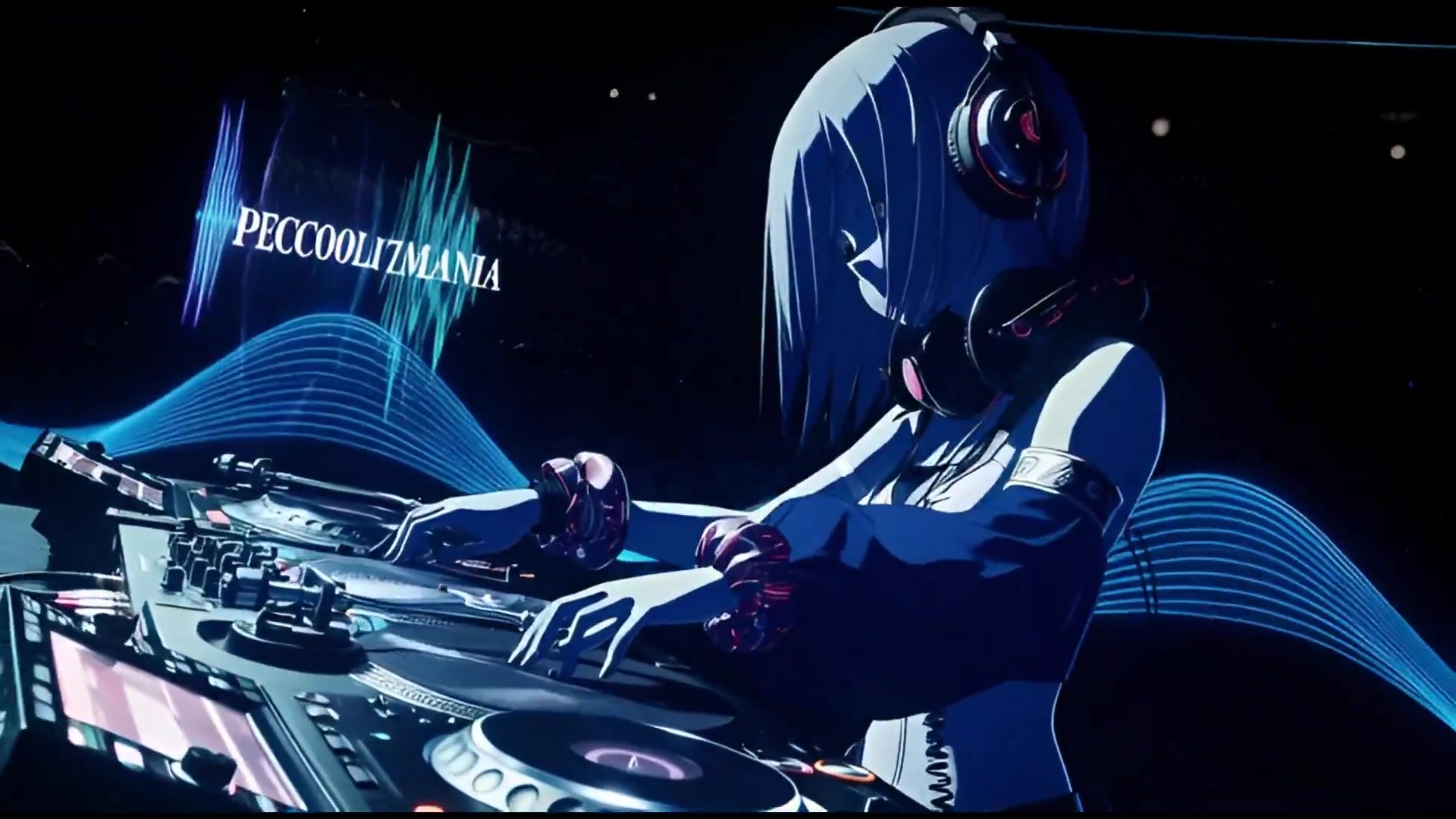 Rhythmic Waves: A Trance DJ's Electric Performance