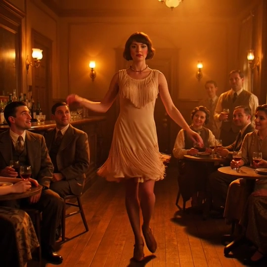 Rhythms of the Roaring Twenties: A Flapper's Dance