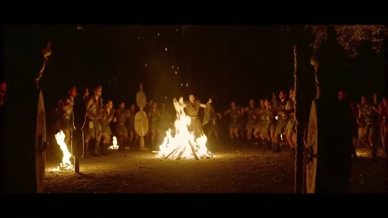 Rituals of Fire: A Viking Shaman's Night Dance