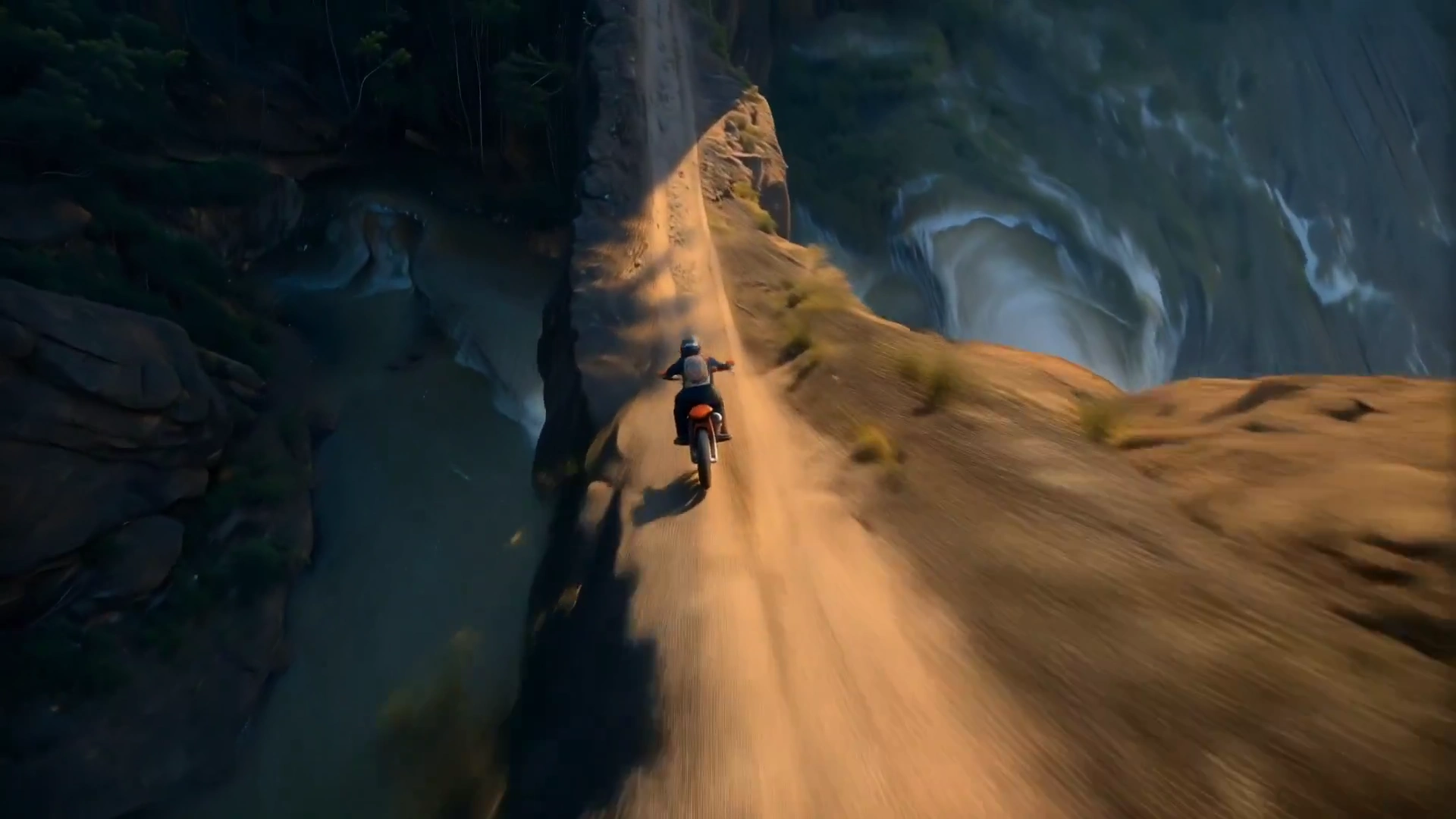 Rugged Heights: Enduro Thrill by the River Gorge