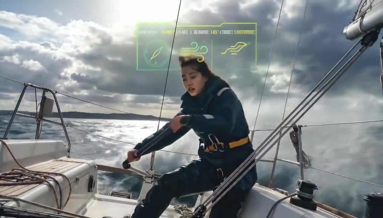 Sailing through the Storm: A Futuristic Adventure