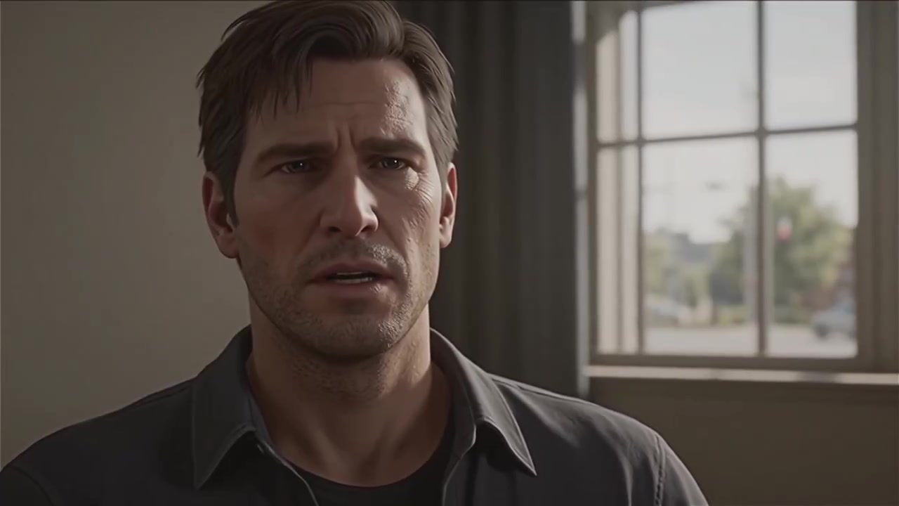 Silent Regrets: A 3D Character's Emotional Confession