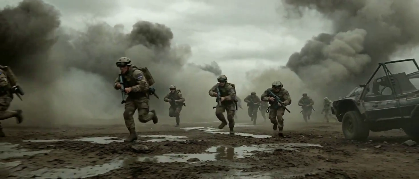 Spaceship Showdown: Aerial Battle in Space