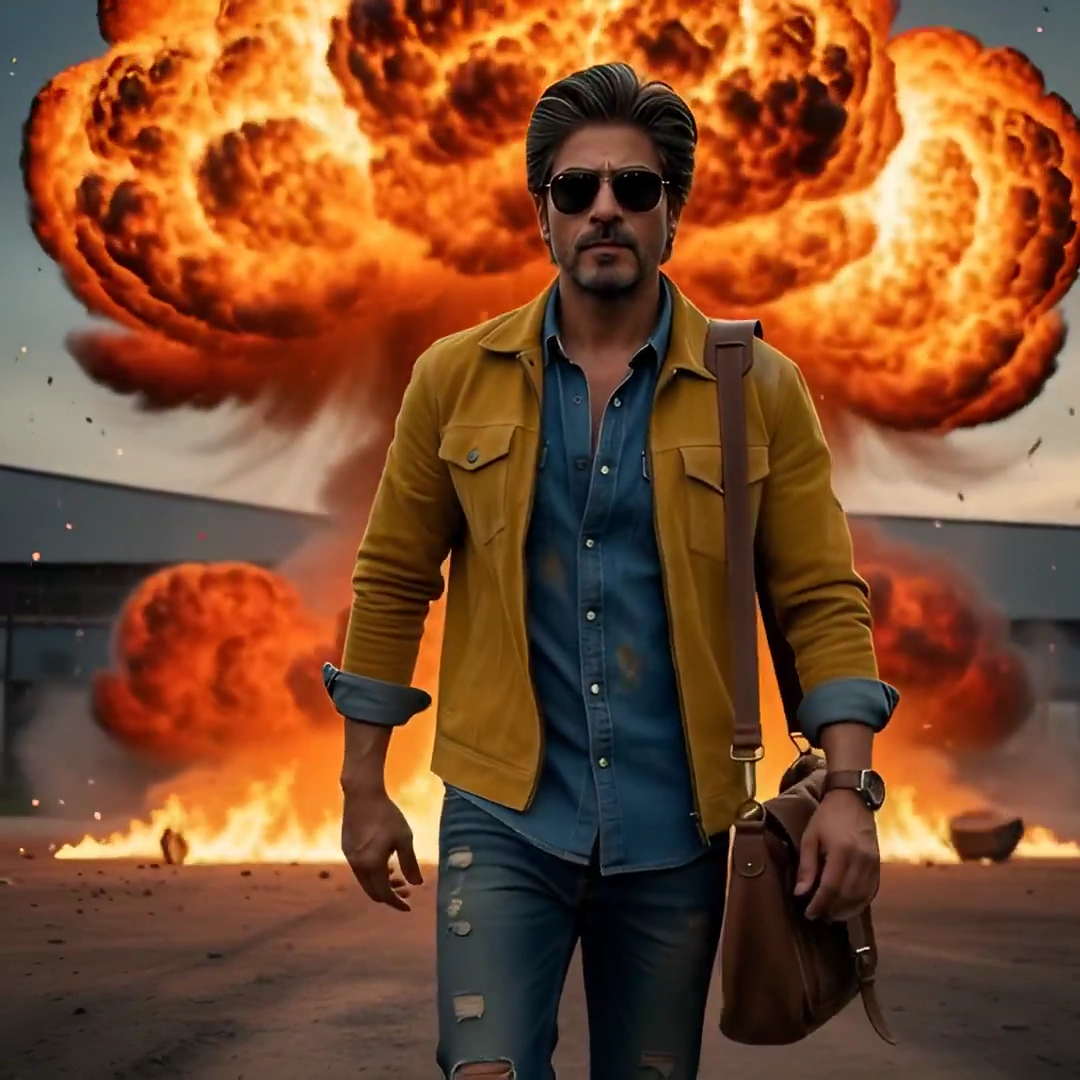 SRK's Bold Alpha Moment in Slow Motion