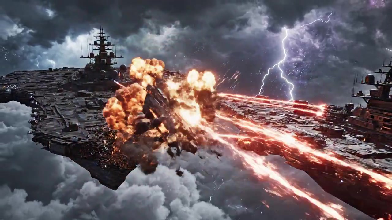 Stormy Skies and Explosions: A Veo 3.1 Experience