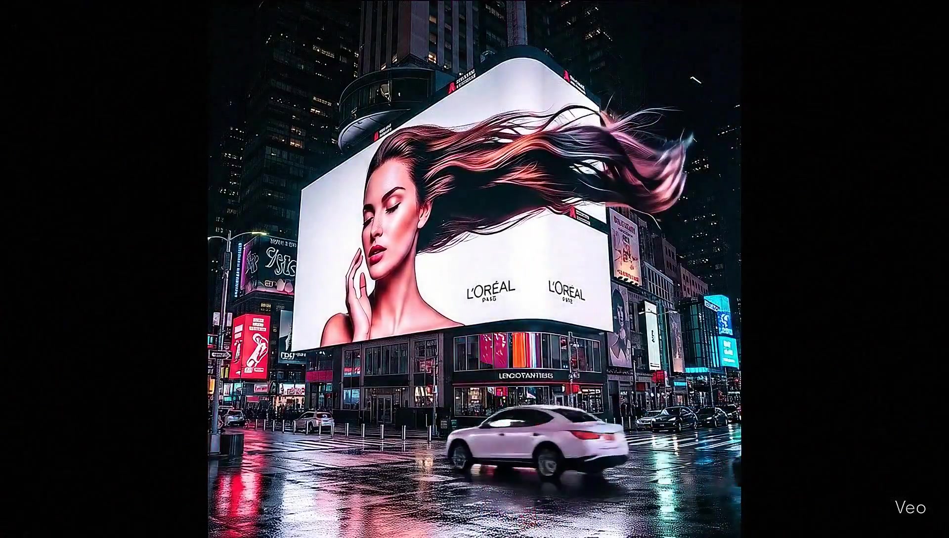 Surreal Billboard Experience in Times Square