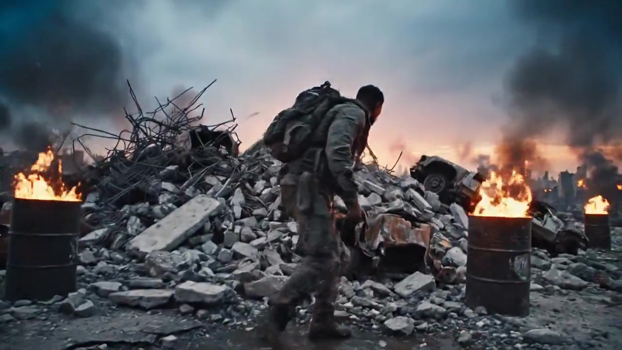 Survivor's Journey Through a Wasteland