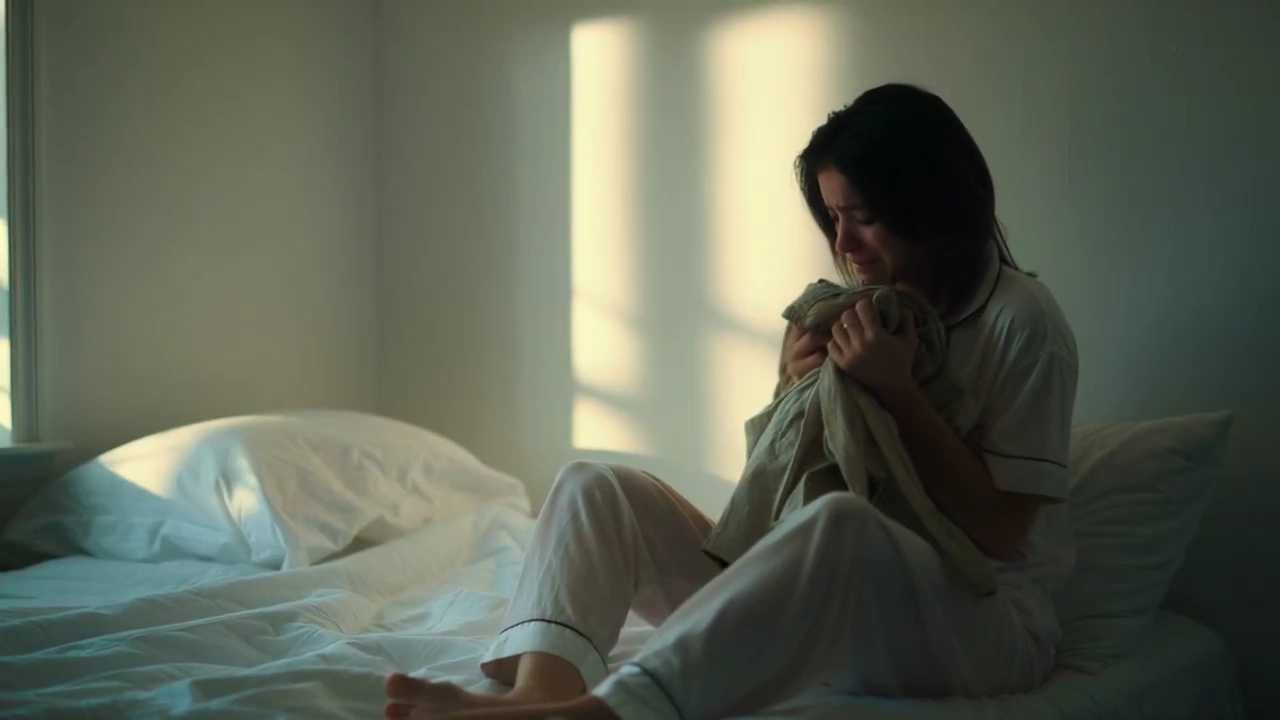 Tears at Dawn: A Quiet Bedroom Scene