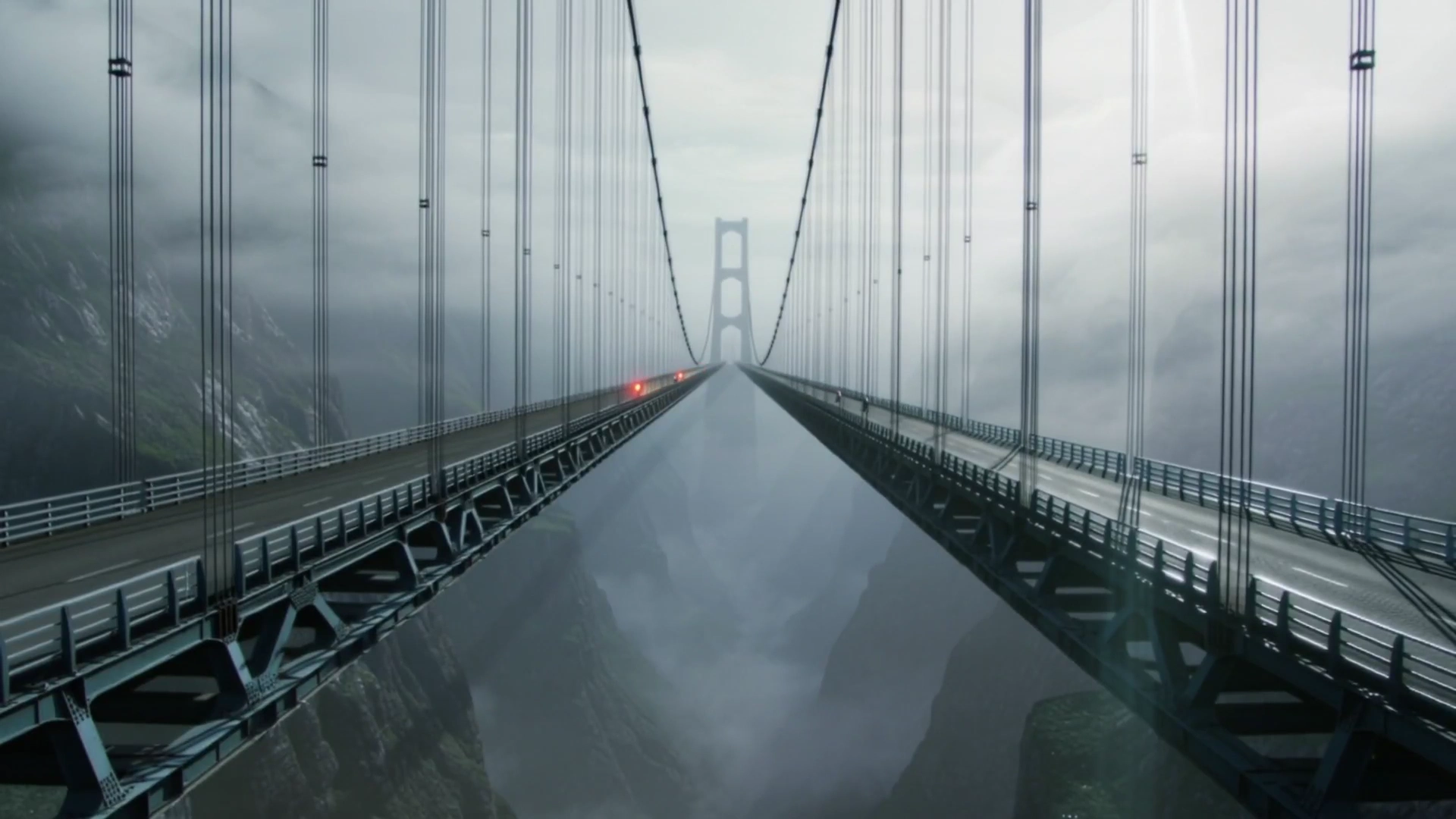 Thrilling Bridge Destruction: Epic Motorbike Stunt