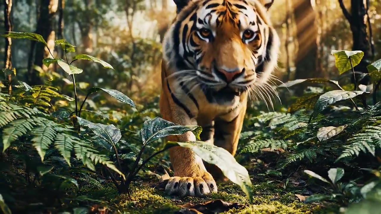 Tiger's Lair: A Cinematic Jungle Encounter