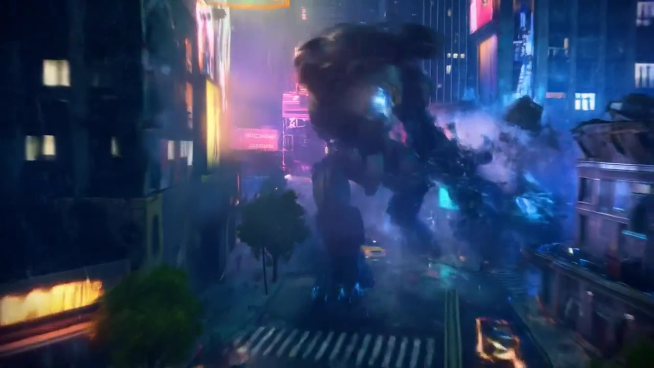 Titanic Rampage: A Neon City Under Siege