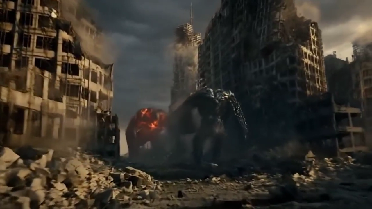 Titans Clash: An Epic Battle in a Shattered Metropolis