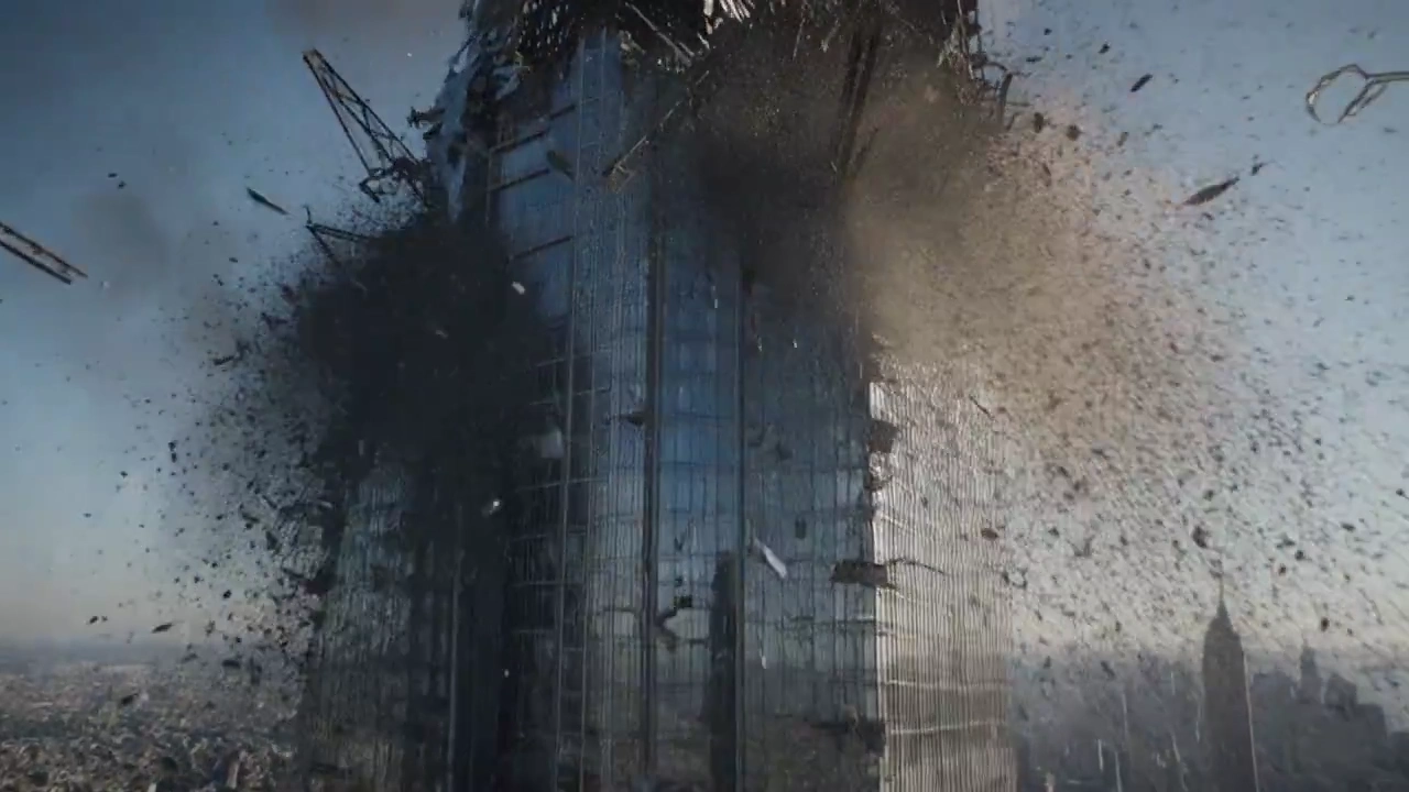 Urban Collapse: A Skyscraper's Epic Fall
